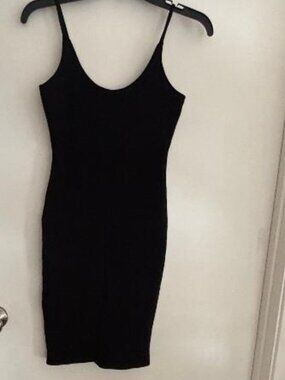 Popular 21 Women Bodycon Dress Sz S Spaghetti Strap Fitted Club wear Sexy